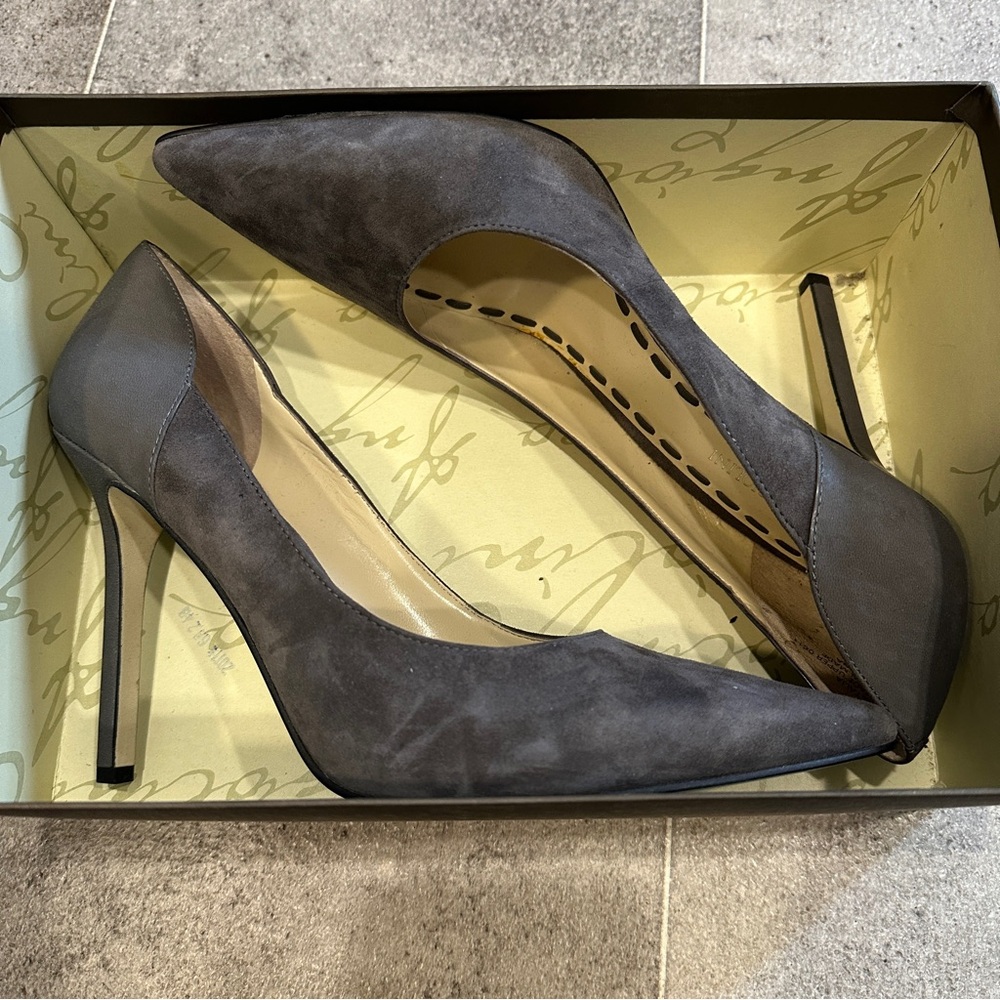 Enzo Angiolini Stiletto Pumps - Gray - Size 9.5M